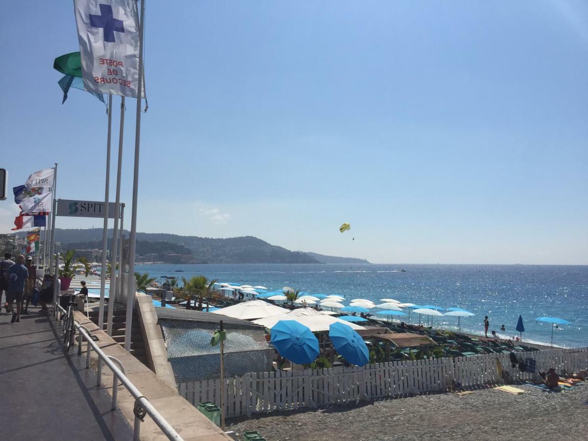 Beachfront Apartment Promenade Des Anglais Ницца Экстерьер фото